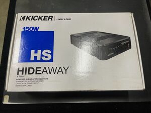 KICKER HIDEAWAY 8インチ 150W ウーファー HS8 RCA KISL ウーハー キッカー 正規 正規品 正規輸入 床置き ユニット 11HS8 オージー 新品　