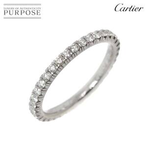 カルティエ Cartier エタンセル #48 リング フル ダイヤ K18 WG ホワイトゴールド 750 指輪 Diamond Ring【証明書付き】 90259232