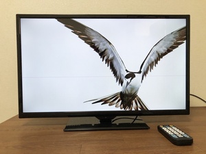 Mr Max 32V型デジタルハイビジョン液晶テレビLE-M32BD10H　mini B-CAS付き リモコン汎用IRC-202T　ミスターマックス2017年製ジャンク扱い