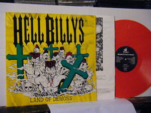 ▲LP HELL BILLYS ヘル・ビリーズ / LAND OF DEMONS ランド・オブ・デーモンズ 国内盤 ロカビリー ◇r2620