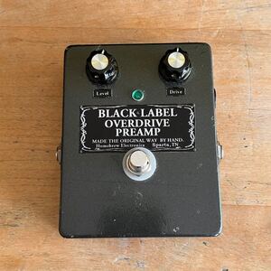 Homebrew Electronics BLACK LABEL OVERDRIVE PREAMP オーバードライブ