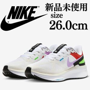 新品未使用 NIKE 26.0cm AIR ZOOM STRUCTURE 25 SE ナイキ エアズーム ストラクチャー ランニング ジョギングトレーニング 箱無し 正規品