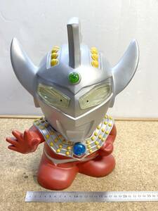 貴重　レトロ　昭和レトロ　ウルトラマンタロウ　貯金箱　ソフビ貯金箱　高さ約34cm