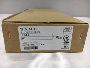 未使用未開封品 SANEI 三栄水栓 ツーバルブ台付混合栓 K611 台つき2ハンドル/13/共 サンエイ