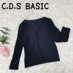 C.D.S BASIC✨カーディガン（Ⅿ）ブラック長袖 　前開き　フォーマル