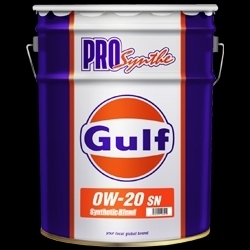 送料無料！　Gulf　PRO Synthe　ガルフ　プロシンセ　 0W-20　 SP　 Part Synthetic　 20L缶　 エンジンオイル