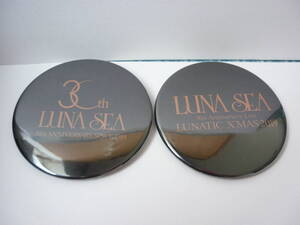 LUNA SEA ライブグッズ 缶バッジ 2個セット LUNATIC X