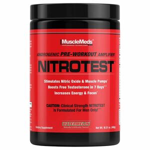 ★限定入荷★国内未発売★最強NOブースター！！Muscle meds社 NITRO TEST30回分 ウォーターメロン味 超絶爆裂系プレワークアウト★★