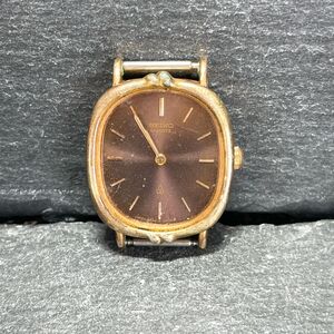 1970年代製 SEIKO セイコー 4720-5040 腕時計 アナログ クオーツ ヴィンテージ 諏訪精工舎 ブラウン文字盤 ゴールド ステンレススチール