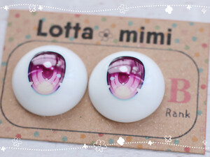 デカールアイ【Typeプリズム　ピンク　B品】22mm相当 Lotta mimi