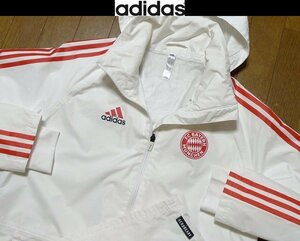 L(US)XL(JP位)★格安即決＋送料無料★超希少 アディダス USA限定モデル1点物 美品 特注 防風撥水除湿 パーカー ジャケット日本未発売