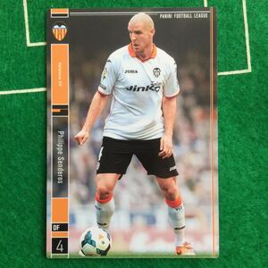 214)Panini Football League Valencia CF 4 Philippe Senderos フィリップ センデロス バレンシア リーガ エスパニョーラ パニーニ