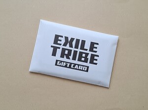 【10000】EXILE TRIBE GIFT CARD エグザイル トライブ LDH トラステ 三代目 RAMPAGE ランペ