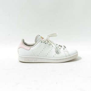 【1円スタート】adidas STAN SMITH アディダス スタンスミス スニーカー ローカットシューズ 靴 23.5cm ホワイト 白 ストリート メンズ