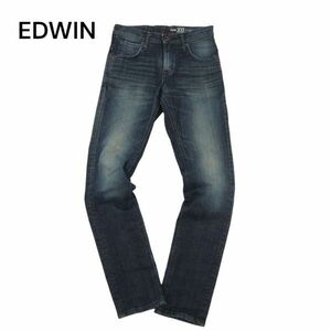 EDWIN エドウィン EX402 XV STANDARD★ USED加工 ストレッチ スリム デニム パンツ ジーンズ Sz.28　メンズ 日本製　C4B01889_4#R