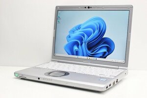 1円スタート ノートパソコン Windows11 Panasonic レッツノート CF-SV7 メモリ8GB 第8世代 Core i5 SSD256GB Windows10 カメラ