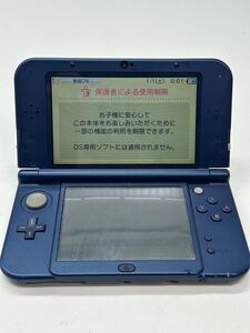 ※ Nintendo ニンテンドーNew 3DS LL RED-001 メタリックブルー　通電確認済