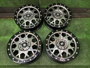 XTREM-J　アルミホイール　14インチ　4.5J　ET43　4H　PCD100　4本