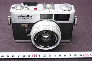 4517 minolta ミノルタ HI-MATIC E ハイマチックE ROKKOR-QF 40mm f1.7