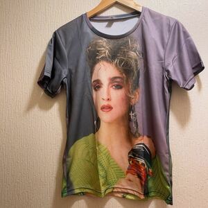 新品★グレー★90年代★Madonna★セクシーTシャツ★ユニセックス★LプリントTシャツ 