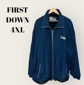 訳アリ　FIRST DOWN ナイロンジャケット4XL　ファーストダウン