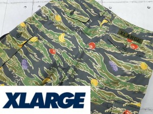 SALE！売り切り！XLARGE フルーツ 迷彩 カモフラージュ ショートパンツ ショーツ　パンツ　エクストララージ　果物　ミルスペック　X-LARGE