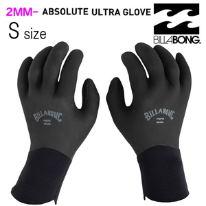 【2024-25モデル】 Sサイズ ビラボン 2mm ウルトラグローブ サーフグローブ / Billabong Eco Absolute 5Finger Ultra Glove be018902