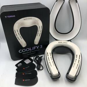 【動作確認済】COOLIFY 3 最強冷却モデル TORRAS COOLIFY 3 ネッククーラー 冷却プレート 首掛け扇風機 全周ペルチェ冷却/Y10682-T1