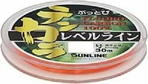 サンライン(SUNLINE) フロロカーボンライン ぶっとびテンカラ レベル 30m 4号 オレンジ