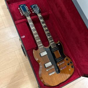 【中古】Gibson ダブルネックエレキギター　レア品 名器