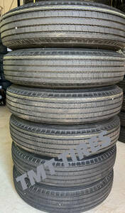 BS 225/80R17.5 R175 新品同様 ホイール付きTOPY 6H 2023年製 6本SET 在庫処分価格　引取可