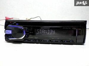 動作OK 保証付 KENWOOD ケンウッド ダイハツ純正OP CD USB デッキ プレイヤー カーオーディオ U393U 即納