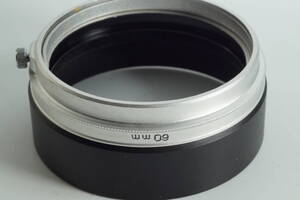 hiG-01★美品★Canon S-60 キャノン R58mm FL55mm FL58mm用 内径60mm カブセ式 メタルフード レンズフード