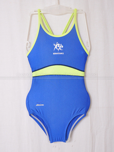 L1207-55■ルネサンススイミング mizuno製 女子スイミングスポーツ水着 K85EC11306 ブルー 130