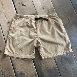 GRAMICCI climbing shorts グラミチ クライミング ショーツ USA サイズM ベージュ 古着　ショートパンツ