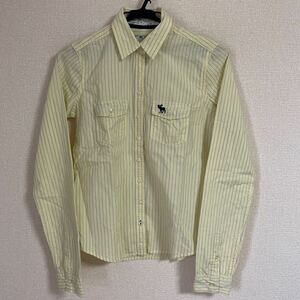 長袖シャツ Abercrombie&Fitch アバクロ 長袖シャツ XS