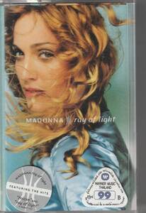 美品　MADONNA　マドンナ　RAY OF LIGHT　Warner Music Thailand タイ製 カセットテープ (オフィシャル）