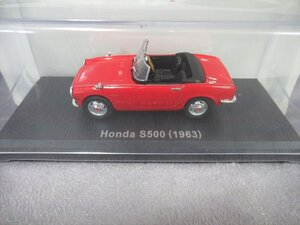 未開封 アシェット ホンダ Honda S500 (1963) 国産名車コレクション 1/43 ミニカー