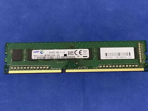 DDR3メモリ SAMSUNG PC3-12800U 4GB デスクトップ用メモリ 240pin SDRAM　M378B5173CB0-CK0 片面実装 (1Rx8) 動作保証品