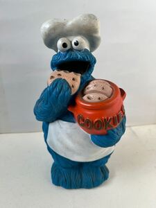 1984 USA製 クッキーモンスターソフビドール ヴィンテージ レアサイズPVC. cookie monster.検ソフビドール、エルモ、sesame street