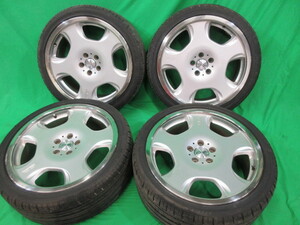 OZ オペラ？ 20インチ 20X8.5J +35 5穴 PCD 112 アルミホイール・255/35R20 タイヤ付 4本　WAUZZZ4E14N アウディA8で使用