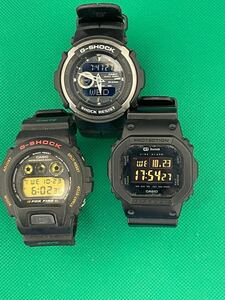 CASIO G-SHOCK カシオ Gショック3点まとめジャンク品管理番号10-A340