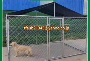 犬のかご ペットフェンス針金犬籠大型犬室外ポンポン穴開けずDIYペットケージ(2*1.5*1.67m) S951