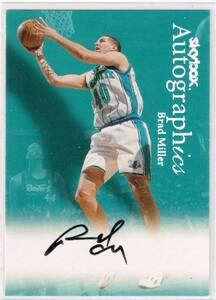 1999-00 NBA SKYBOX Autographics Brad Miller Auto Autograph スカイボックス ブラッド・ミラー 直筆サイン 99-00