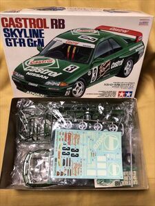 TAMIYA 田宮 CASTROL NISSAN 日産 ニッサン SKYLINE GT-R Gr.N プラモデル 廃盤 車 絶版 1992 年物 803