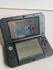 Ht361◆Nintendo 任天堂◆Newニンテンドー 3DS LL 本体 ブラック ゲーム機 ソフト ファイナルファンタジー Ⅳ 動作品 初期化済み