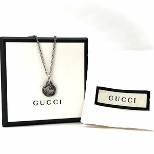 GUCCI グッチ GG インターロッキング ネックレス Ag92.5 シルバー 良品 M5607