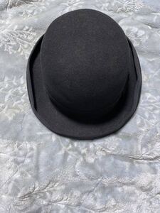 【即決】【良品】 NUMBER NINE ナンバーナイン HAT ハット 帽子 ぼうし BLACK ブラック 黒色 即決早い者勝ち