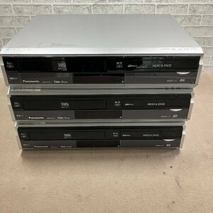 ☆3台まとめ売り Panasonic パナソニック DMR-XP21V DVDレコーダー VHS一体型ビデオデッキ 2007年製 映像機器 中古 ジャンク品 20.87kg☆