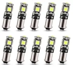 大特価‼️ BA9S LED 12V 5連 5050SMD ホワイト10個入